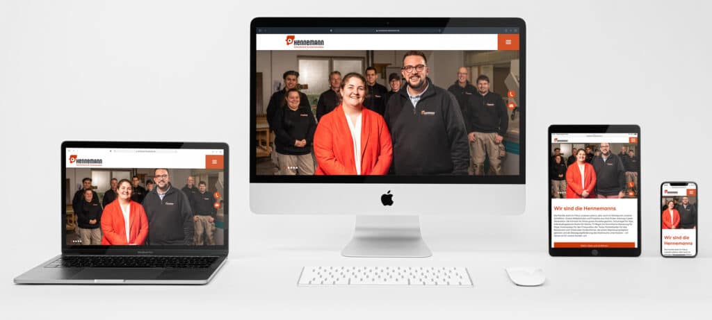 schreinerei hennemann responsive website 01