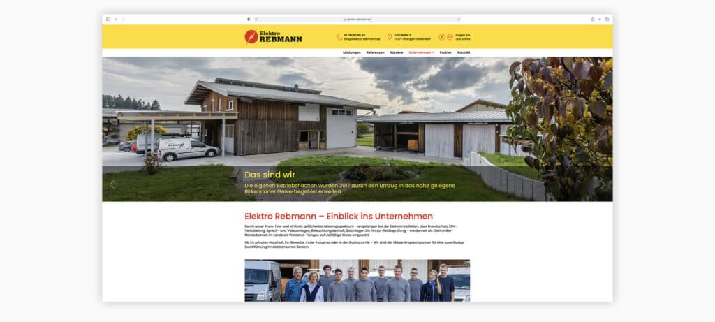 elektro rebmann responsive website 02