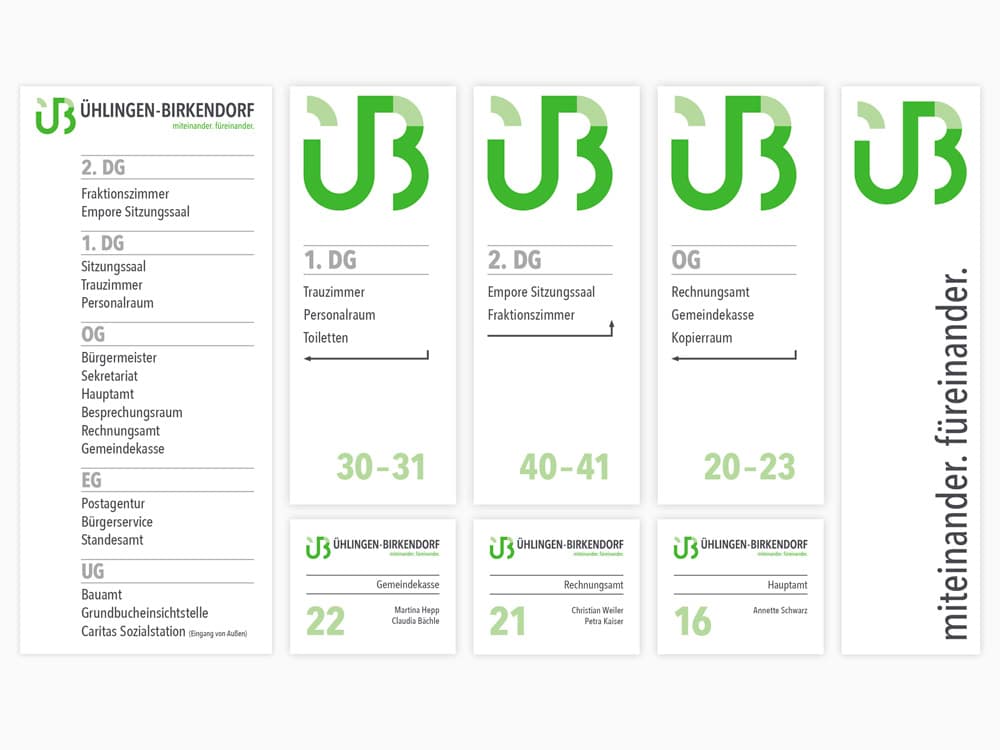 gemeinde uehlingen birkendorf beschilderung