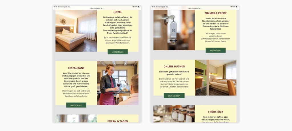 hotel gasthaus adler webdesign 04