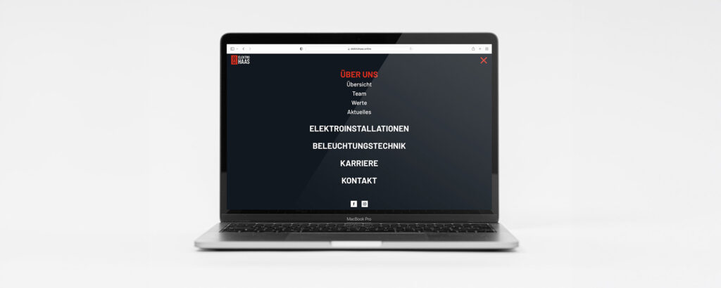 Elektro Haas - Web Design