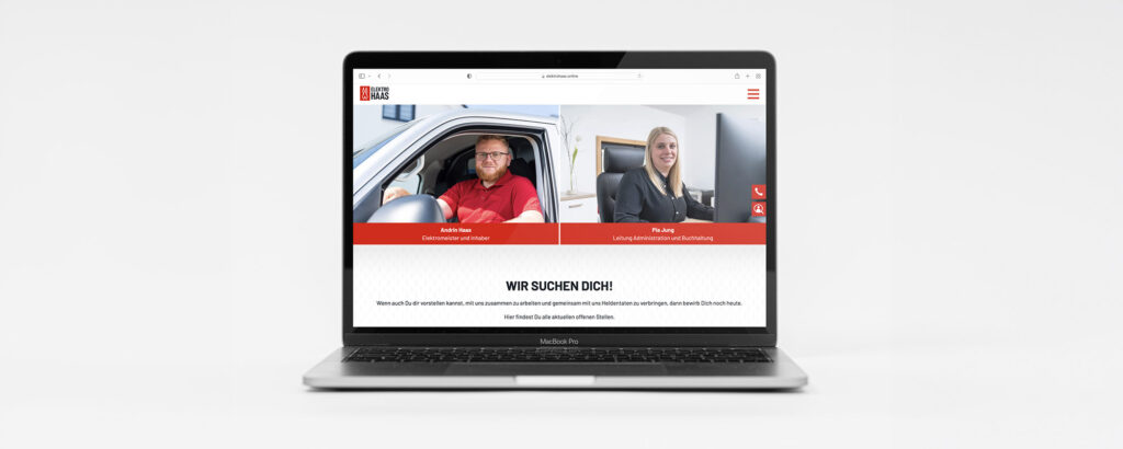 Elektro Haas - Web Design