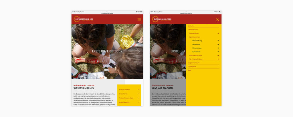 outdoorschule sued web design 8