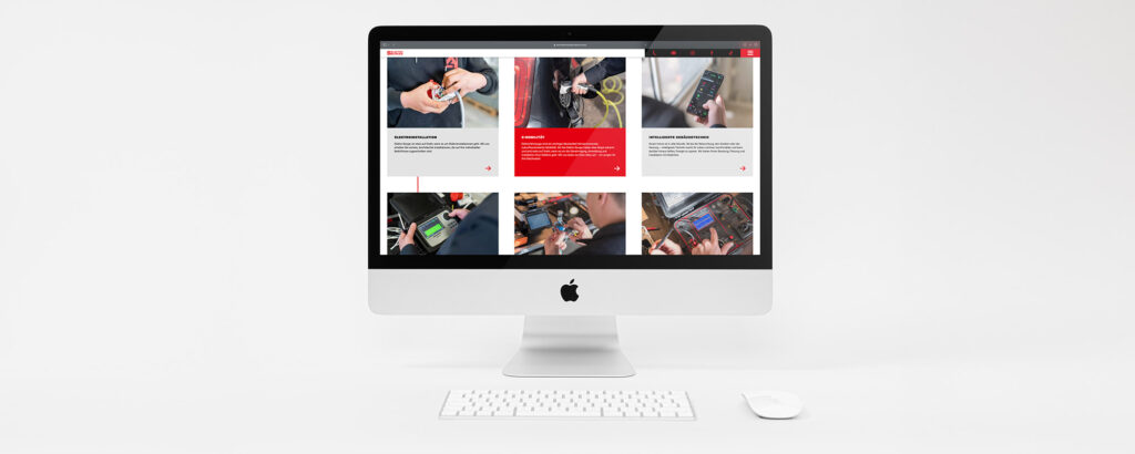 Responsive Website - Elektro Burger