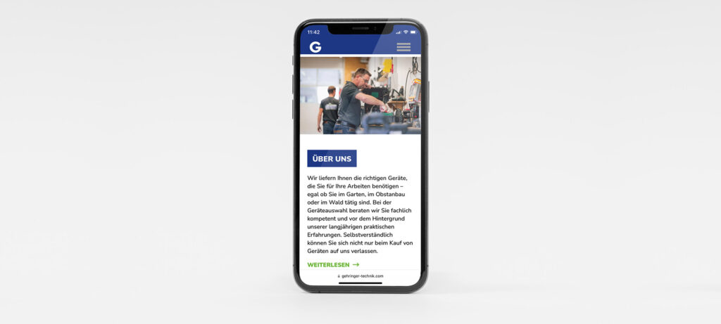 Webdesign - Gehringer Technik