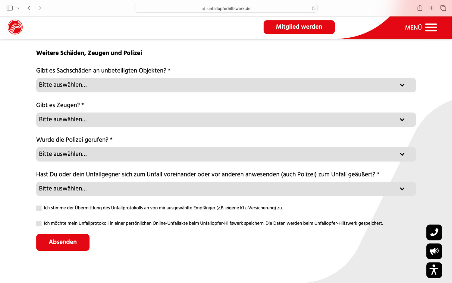 unfallopfer hilfswerk formular website4