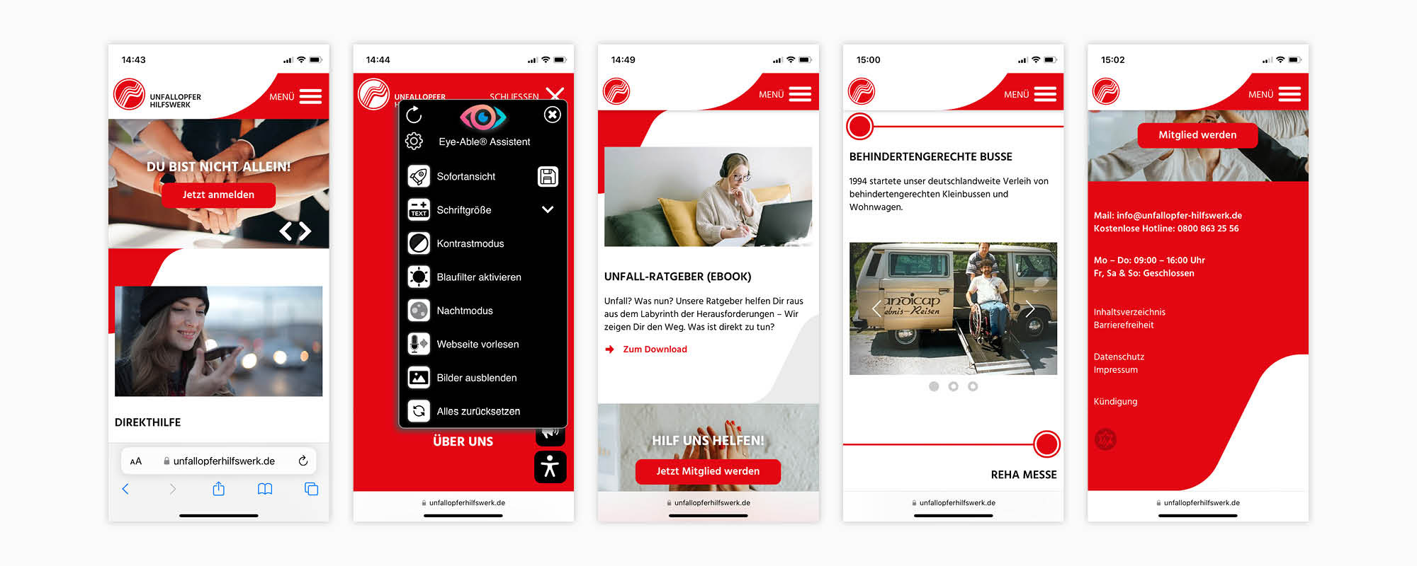 unfallopfer hilfswerk webdesign website4